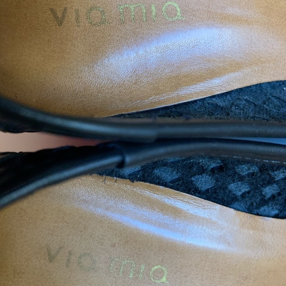 Bottega inspired Genuine Leather Black Heels - Picture 5 of 6